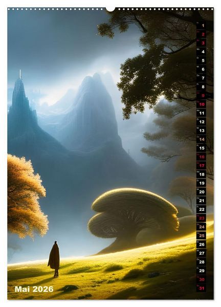 Produktbild: Fantastische Wanderungen (hochwertiger Premium Wandkalender 2026 DIN A2 hoch), Kunstdruck in Hochglanz