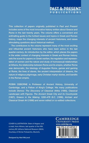 Produktbild: Studies in Ancient Greek and Roman Society