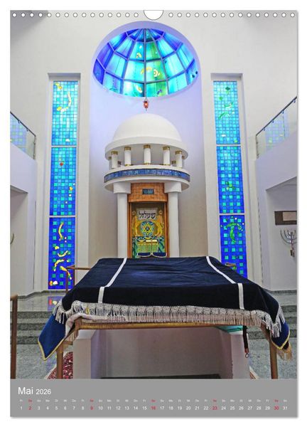 Produktbild: Bejt Knesset. Haus der Versammlung. Die Synagoge in Darmstadt (Wandkalender 2026 DIN A3 hoch), CALVENDO Monatskalender