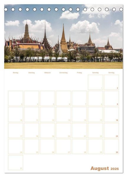 Produktbild: EXOTISCHES S&Uuml;DOSTASIEN - Planer 2026 (Tischkalender 2026 DIN A5 hoch), CALVENDO Monatskalender