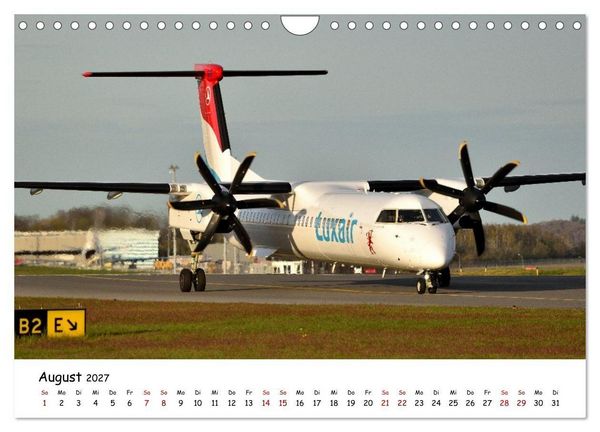Produktbild: Faszination Luftfahrt Vielfalt zwischen Himmel und Vorfeld (Wandkalender 2027 DIN A4 quer), CALVENDO Monatskalender