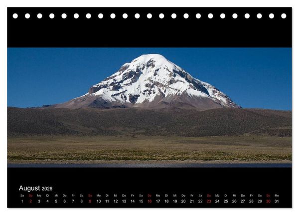 Produktbild: Peru & Bolivien - Land der Inka (Tischkalender 2026 DIN A5 quer), CALVENDO Monatskalender