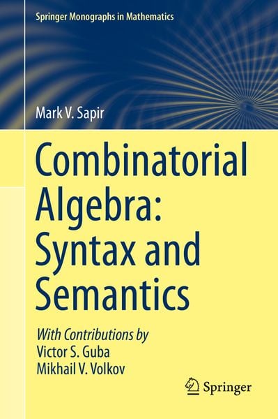 Produktbild: Combinatorial Algebra: Syntax and Semantics