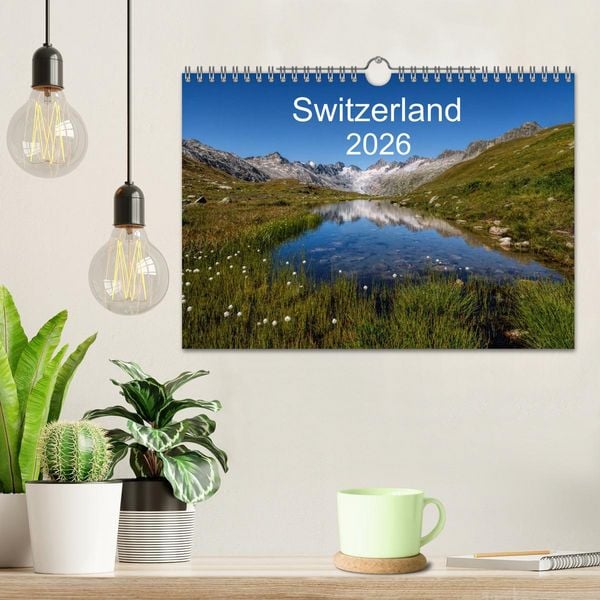 Produktbild: Switzerland Mountainscapes 2026 (Wall Calendar 2026 DIN A4 landscape), CALVENDO 12 Month Wall Calendar