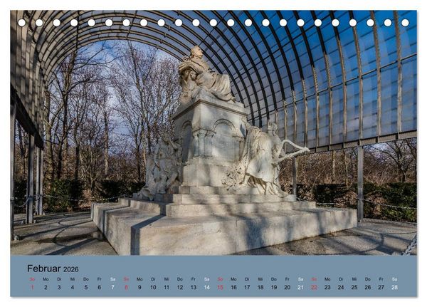 Produktbild: Gro&szlig;er Tiergarten Berlin - Von Dichtern und Komponisten (Tischkalender 2026 DIN A5 quer), CALVENDO Monatskalender