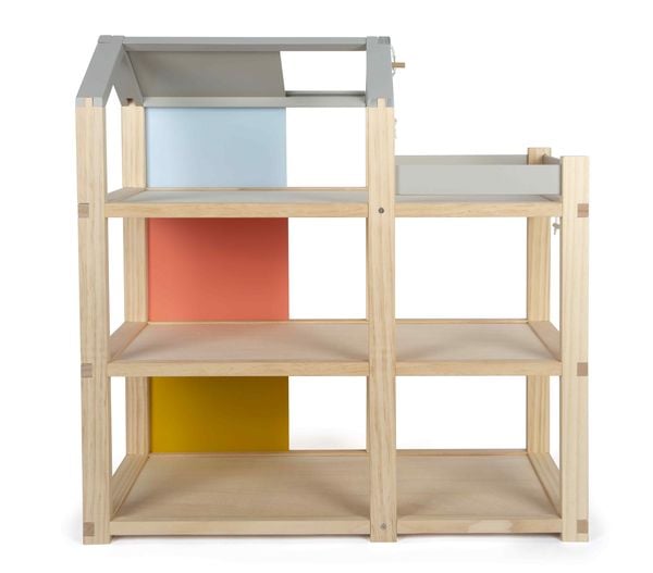 Produktbild: Small Foot 12541 - Puppenhaus Natur mit Möbeln