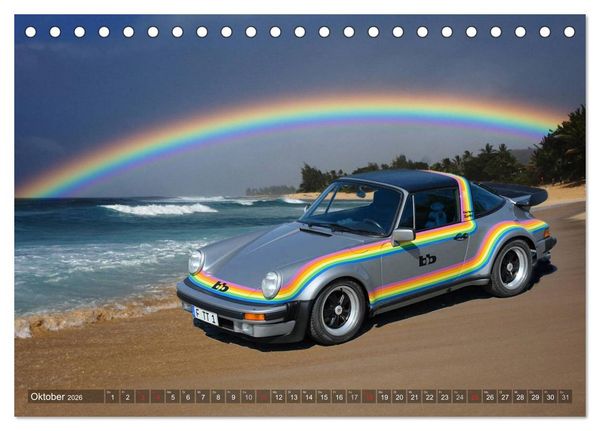 Produktbild: Ein Porsche muss es schon sein! (Tischkalender 2026 DIN A5 quer), CALVENDO Monatskalender