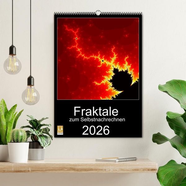 Produktbild: Fraktale zum Selbstnachrechnen (Wandkalender 2026 DIN A2 hoch), CALVENDO Monatskalender