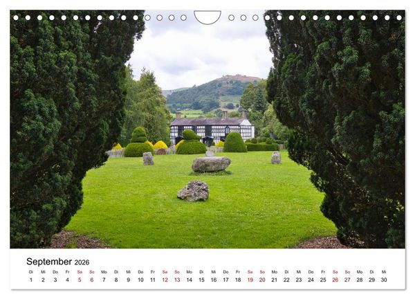 Produktbild: Wales Land der Sehensw&uuml;rdigkeiten, Landschaften und Natur (Wandkalender 2026 DIN A4 quer), CALVENDO Monatskalender