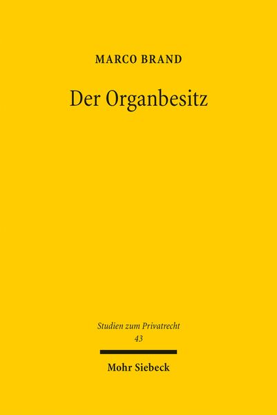 Produktbild: Der Organbesitz