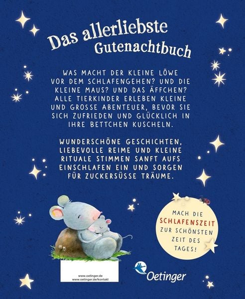 Produktbild: Wie kleine Tiere schlafen gehen. Das große Vorlesebuch