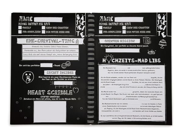 Produktbild: Familiawedding DAS Crazy G&auml;stebuch zur Hochzeit