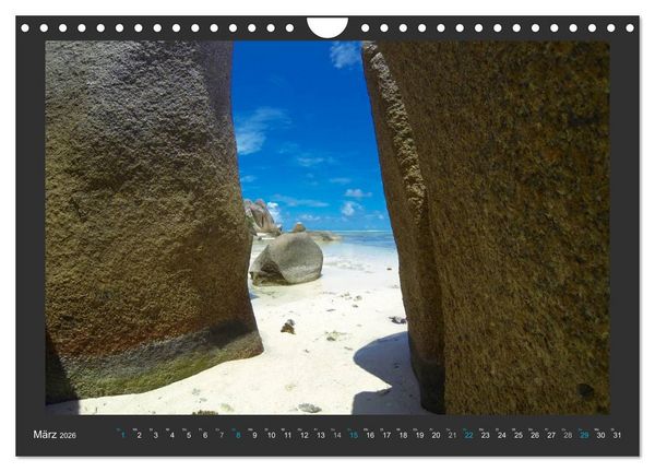Produktbild: Seychellen - Der Garten Eden im Indischen Ozean (Wandkalender 2026 DIN A4 quer), CALVENDO Monatskalender