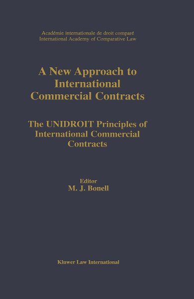Produktbild: New Approach to International Commercial Contracts