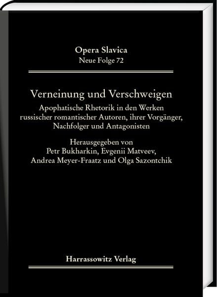Produktbild: Verneinung und Verschweigen