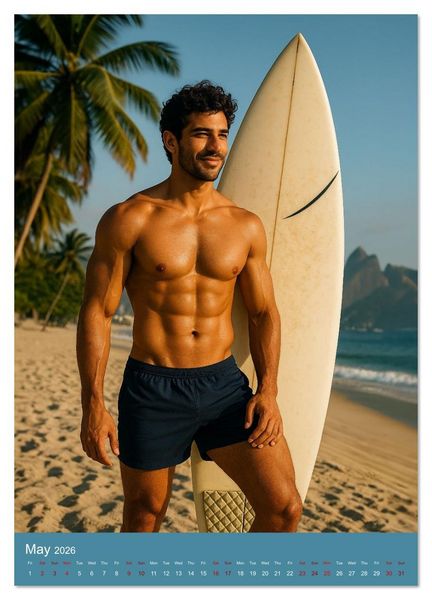 Produktbild: Global Attractive (High Quality Premium Wall Calendar 2026 DIN A2 portrait),CALVENDO 12 Month Wall Calendar