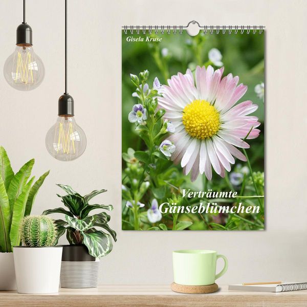 Produktbild: Vertr&auml;umte G&auml;nsebl&uuml;mchen (Wandkalender 2026 DIN A4 hoch), CALVENDO Monatskalender