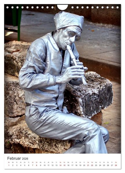 Produktbild: HABANEROS - Lebende Statuen in Havanna (Wandkalender 2026 DIN A4 hoch), CALVENDO Monatskalender