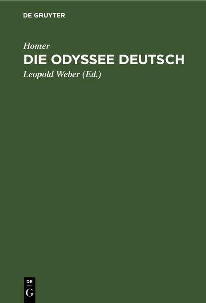 Produktbild: Die Odyssee Deutsch