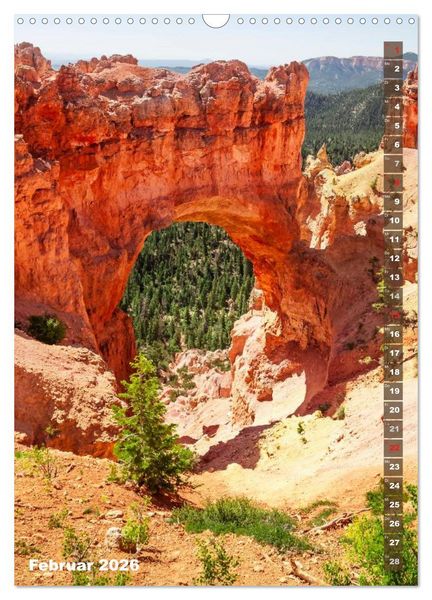 Produktbild: BRYCE CANYON Natur Pur (Wandkalender 2026 DIN A3 hoch), CALVENDO Monatskalender