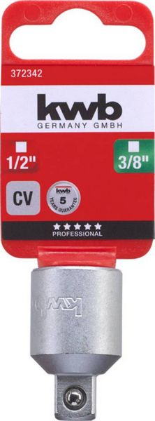 Produktbild: Kwb 372342 Reduzierst&uuml;ck Antrieb 1/2" (12.5 mm) 1St.