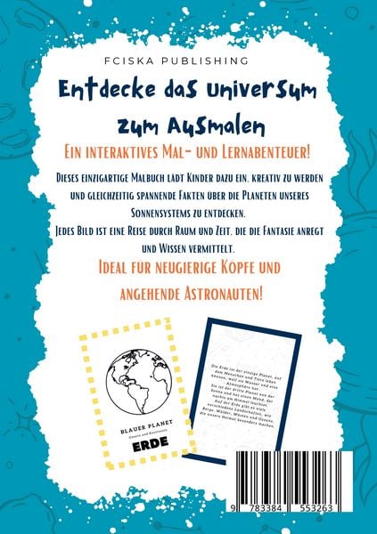 Produktbild: Mein Planeten Malbuch