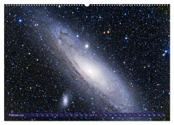 Produktbild: Galaxien, Sterne und Nebel: Leuchten aus dem All (hochwertiger Premium Wandkalender 2026 DIN A2 quer), Kunstdruck in Hochglanz