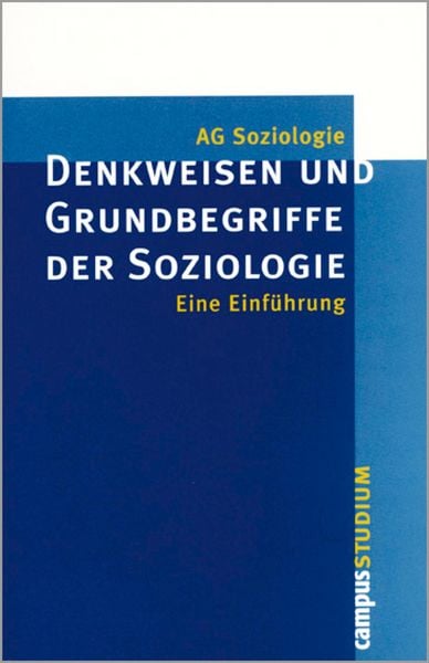 Produktbild: Denkweisen und Grundbegriffe der Soziologie