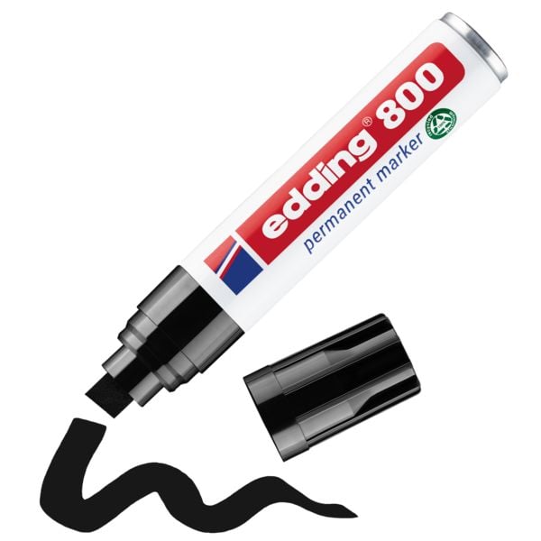 Produktbild: Edding 800 4-800-1-1001 Permanentmarker Schwarz wasserfest: Ja