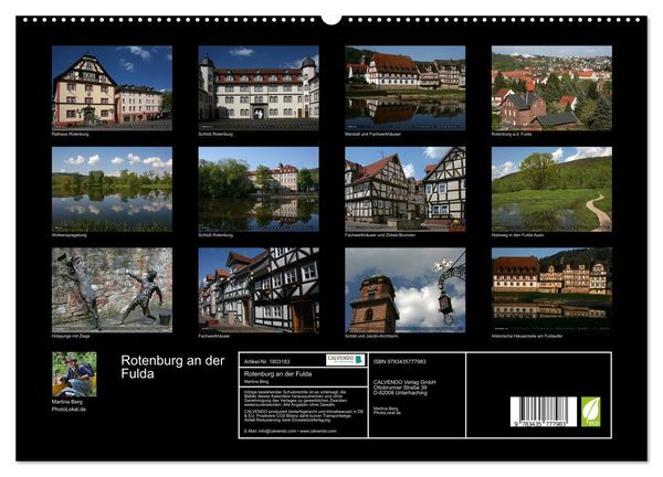 Rotenburg an der Fulda (hochwertiger Premium Wandkalender 2025 DIN A2 quer), Kunstdruck in Hochglanz