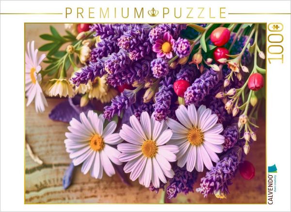 CALVENDO Puzzle Ein Hauch Provence - Lavendel, der verzaubert. | 1000 Teile Lege-Größe 64x48cm Foto-Puzzle für glückliche Stunden, Sonstige von ,