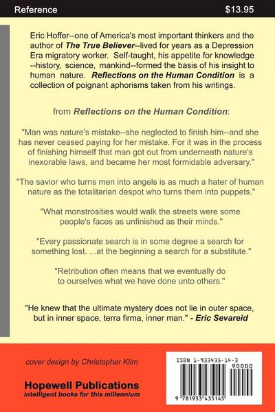 Produktbild: Reflections on the Human Condition
