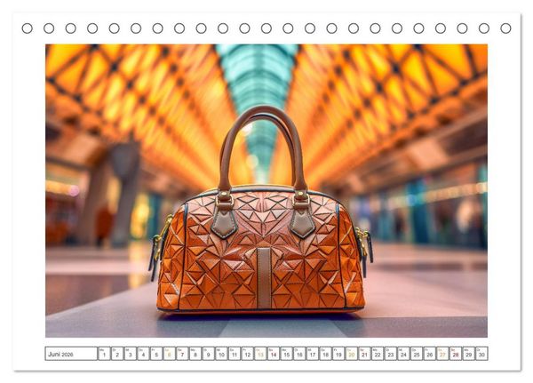 Produktbild: Moderne Handtaschen (Tischkalender 2026 DIN A5 quer), CALVENDO Monatskalender