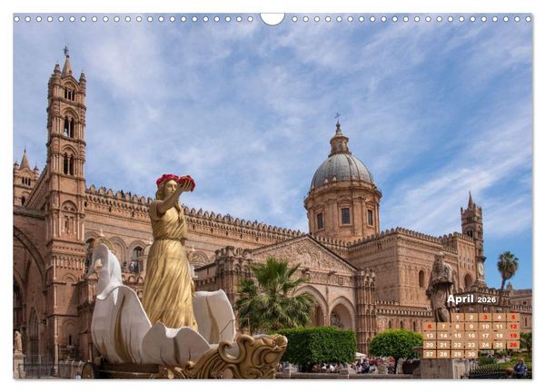 Produktbild: Sizilien &ndash; von Cefal&ugrave; bis Trapani (Wandkalender 2026 DIN A3 quer), CALVENDO Monatskalender