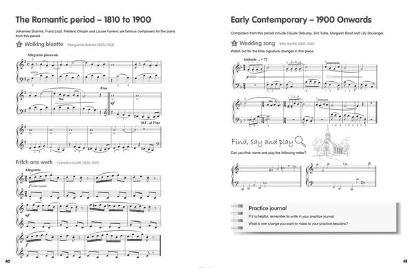 Produktbild: Couch to Concert: Beginner Piano Pieces and Practice