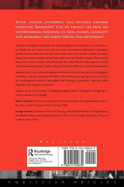 Produktbild: Augustine and his Critics