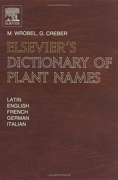 Produktbild: Elsevier's Dictionary of Plant Names