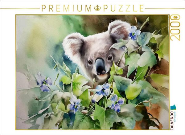 CALVENDO Puzzle Koala im Frühling | 2000 Teile Lege-Größe 90x67cm Foto-Puzzle für glückliche Stunden, Sonstige von , Calvendo Puzzle, 4070715408442