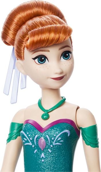 Produktbild: Disney Die Eisk&ouml;nigin Spin & Reveal Anna-Modepuppe und Accessoires mit 11 &Uuml;ber