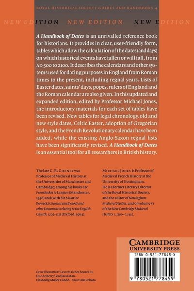 Produktbild: A Handbook of Dates