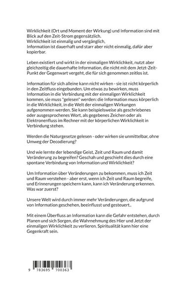 Produktbild: Information und Wirklichkeit