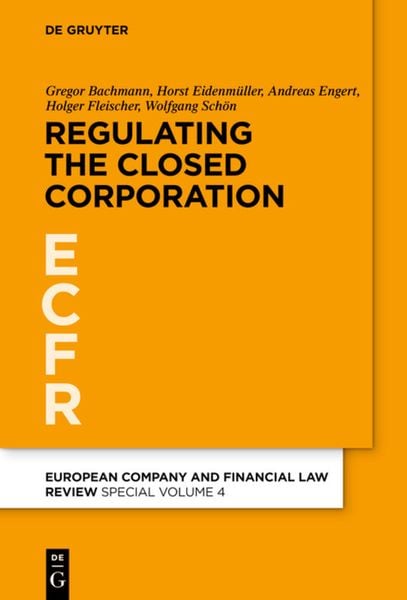 Produktbild: Regulating the Closed Corporation
