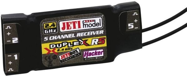 Jeti JDEX-R5L 5-Kanal Empfänger 2,4GHz Stecksystem JR