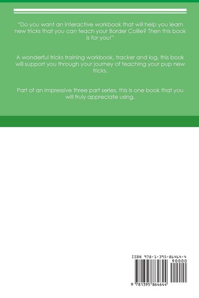 Produktbild: Border Collie Tricks Training Border Collie Tricks & Games Training Tracker & Workbook. Includes