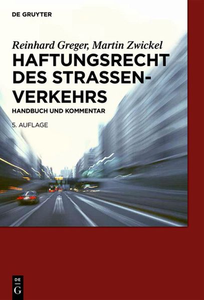 Produktbild: Haftungsrecht des Stra&szlig;enverkehrs