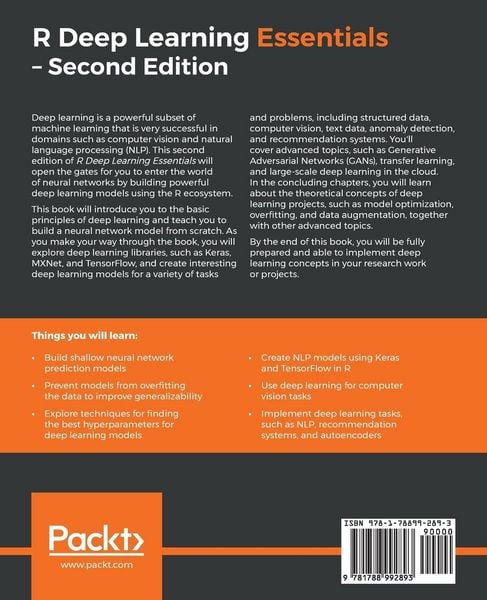 Produktbild: R Deep Learning Essentials