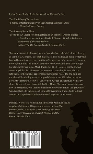 Produktbild: Seventeen Minutes to Baker Street (Sherlock Holmes and the American Literati Book 3)