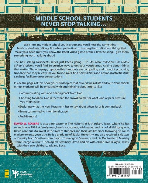 Produktbild: The Still More Middle School Talksheets