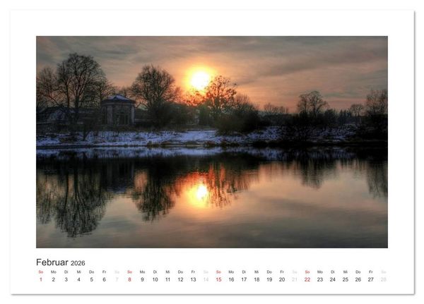 Produktbild: Das Weserbergland (Tischkalender 2026 DIN A5 quer), CALVENDO Monatskalender