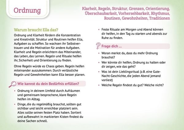 Produktbild: Bed&uuml;rfnisse wahrnehmen, beschreiben und verstehen mit Eddie und Ella